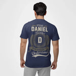 Custom Name T-Shirt with Initial - It’s A Name Thing - Vintage Crest Style-1