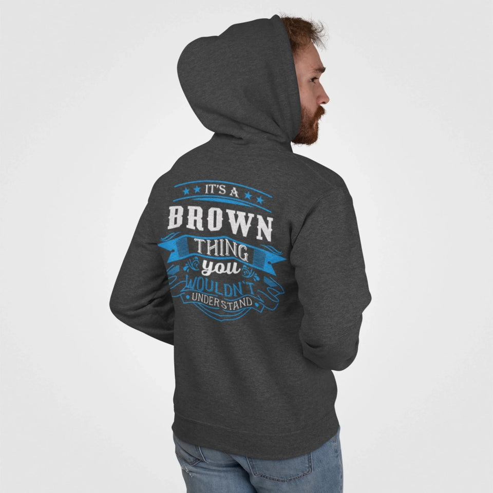 Personalized Name Hoodie - It’s A Name Thing - Vintage Typography
