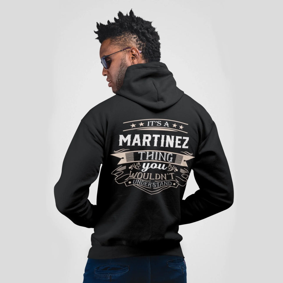 Custom Name Full-Zip Hoodie - It’s A Name Thing -Vintage Typography-1
