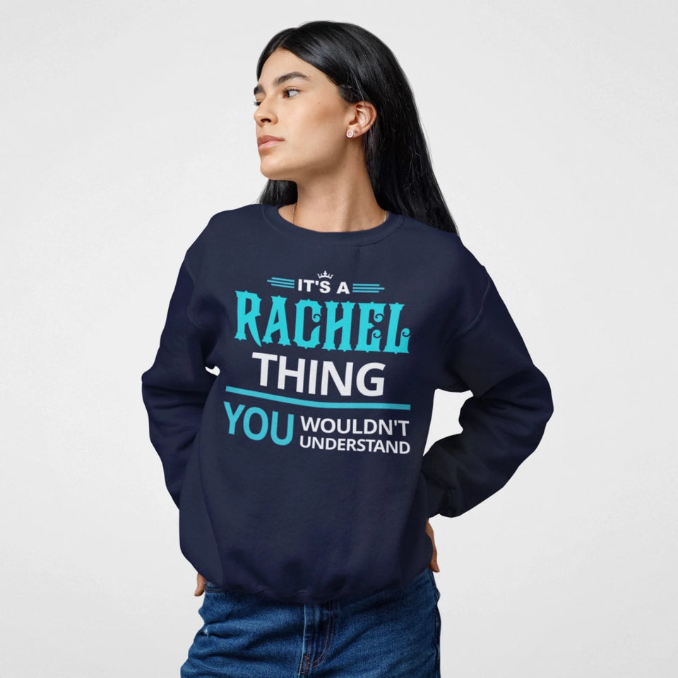 Personalized Name Sweatshirt - It’s A Name Thing - Vintage Typography Front-1
