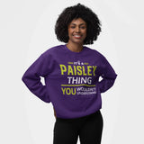 Personalized Name Sweatshirt - It’s A Name Thing - Vintage Typography Front-44