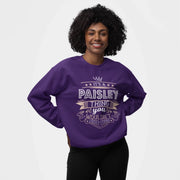 Personalized Name Sweatshirt - It’s A Name Thing - Crown Ribbon Typography-34
