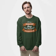 Custom Name Sweatshirt - It’s A Name Thing - Ribbon Typography-4