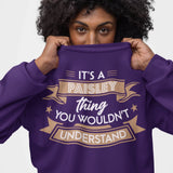 Custom Name Sweatshirt - It’s A Name Thing - Ribbon Typography-6