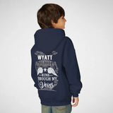Personalized Name Youth Hoodie - Runs Through My Veins-2