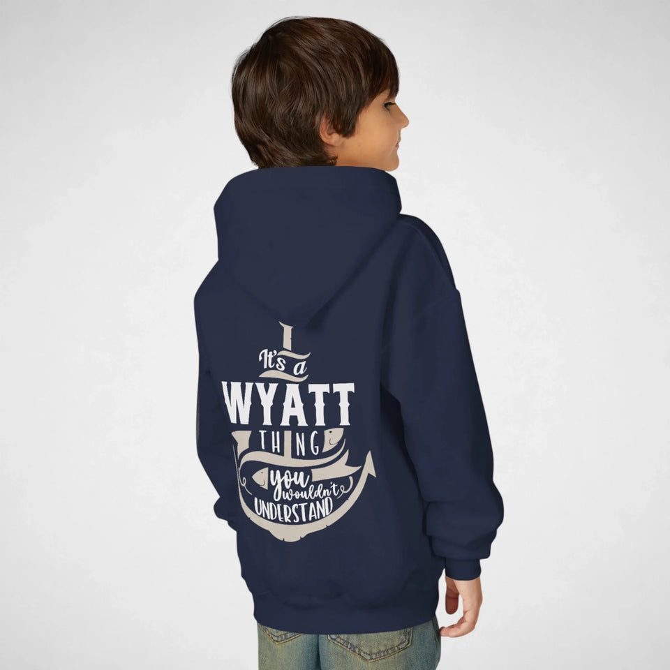 Custom Name Youth Hoodie - It’s A Name Thing - Anchor-5