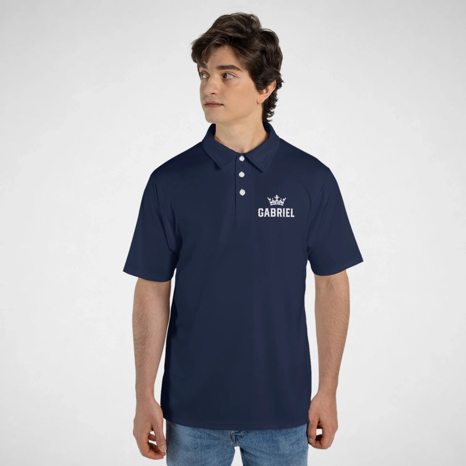 Personalized Name Polo Shirt - Runs Through My Veins-5