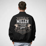 Personalized Name Bomber Jacket - It's A Name Thing - Vintage Typography 
