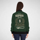 Personalized Name Bomber Jacket - It's A Name Thing - Vintage Crest Style-1