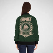 Personalized Name & Initial Bomber Jacket - It’s A Name Thing - Crest Style
