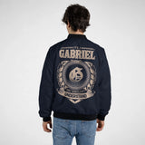 Personalized Name & Initial Bomber Jacket - It’s A Name Thing - Crest Style -1