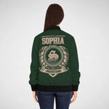 Personalized Name & Initial Bomber Jacket - It’s A Name Thing - Crest Style