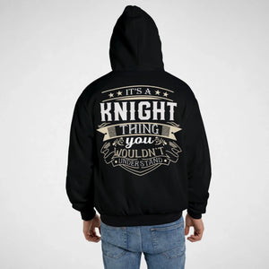 Personalized Name Fleece Zip Hoodie - It’s A Name Thing - Vintage Typography-011