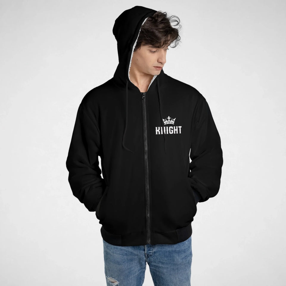 Personalized Name Fleece Zip Hoodie - It’s A Name Thing - Vintage Typography-233