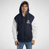 Personalized Name Fleece Zip Hoodie - It’s A Name Thing - Vintage Typography-011