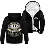 Personalized Name Fleece Zip Hoodie - It’s A Name Thing - Vintage Typography
