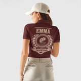 Personalized Name Polo Shirt with Initial - It’s A Name Thing - Crest Style