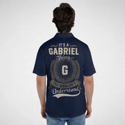 Personalized Name Polo Shirt - It's A Name Thing - Vintage Crest Style