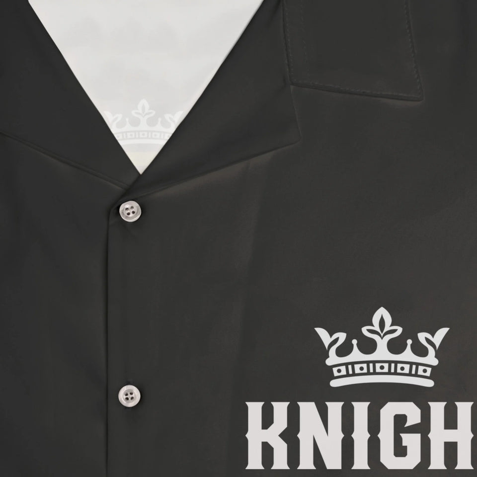 Custom Name Button-Up Shirt - Runs Through My Veins-bac+fr