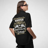 Custom Name Button-Up Shirt - Runs Through My Veins-356