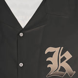 It's a Name & Initial Back Hoodie Hawaiian Button Shirt-1