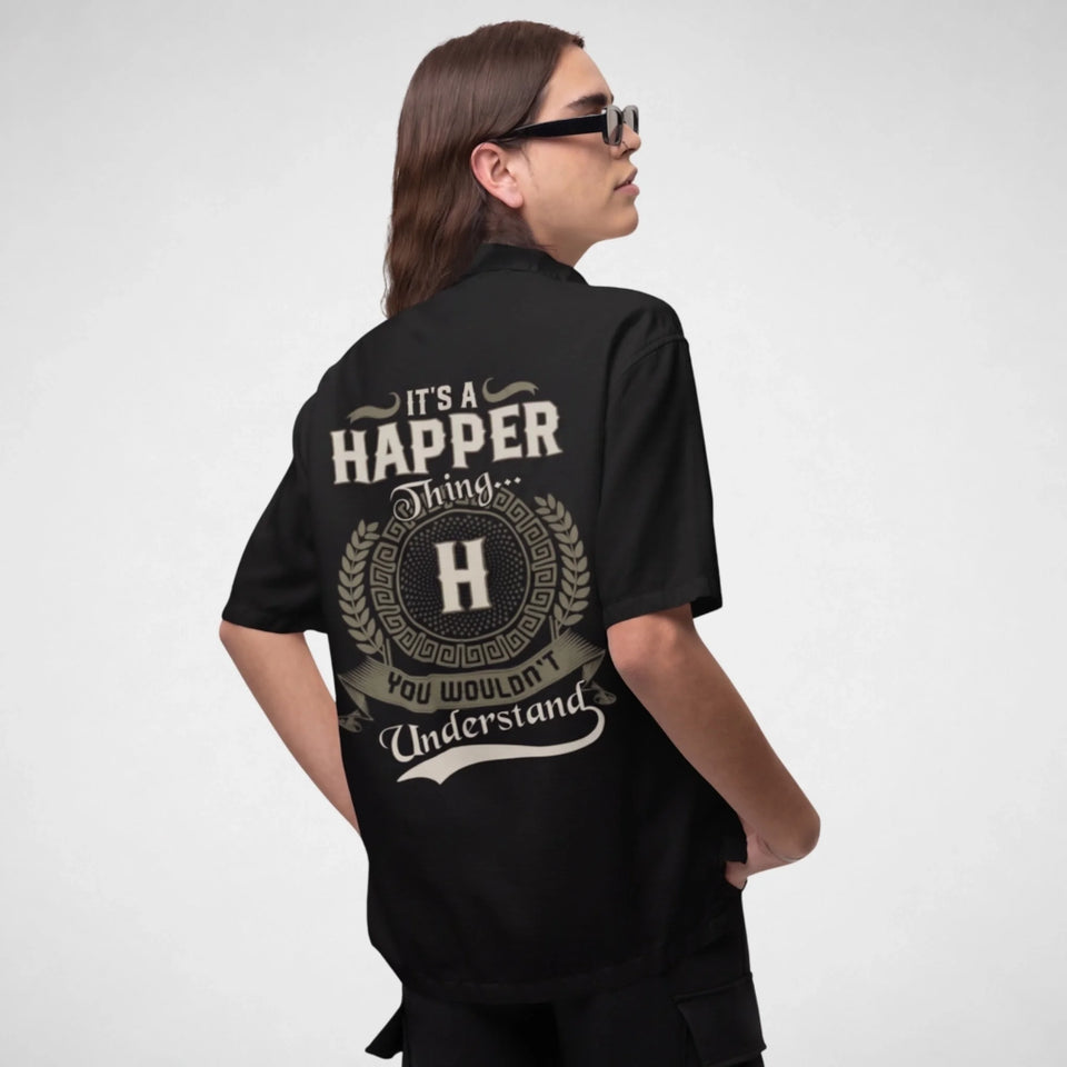 Personalized Name Button-Up with Initial - It’s A Name Thing - Vintage Crest-33