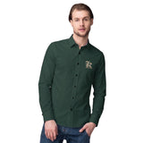 Custom Name Long Sleeve Button Shirt - It's A Name Thing - Crest Style-1