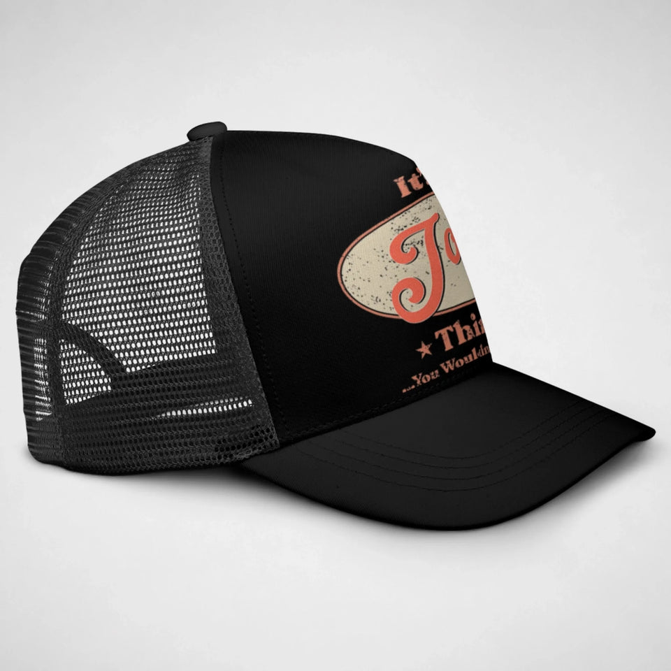 Personalized Name Trucker Cap - It's A Name Thing - Vintage Style-1