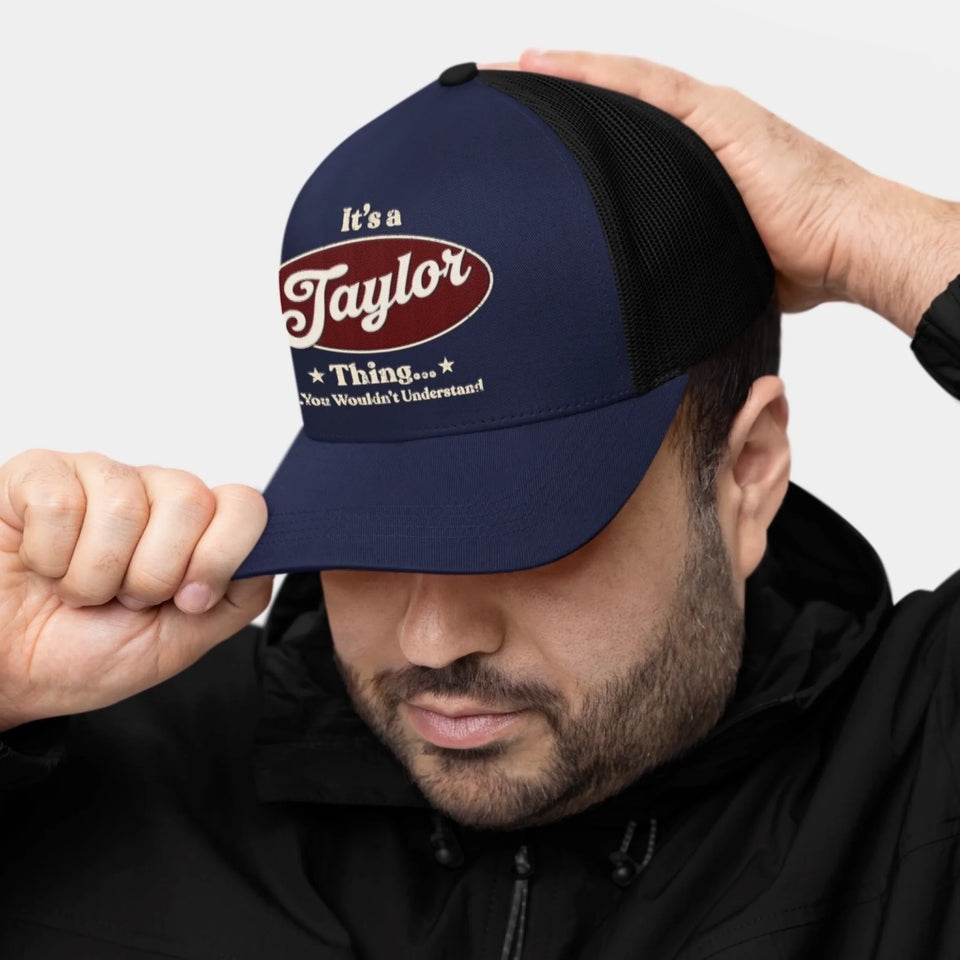 Personalized Name Trucker Cap - It's A Name Thing - Vintage Style
