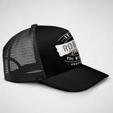 Personalized Name Mesh Trucker Cap - It's A Name Thing - Vintage Badge Typography