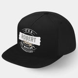 Personalized Name Snapback - It's A Name Thing -Vintage Badge Typography-45