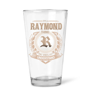 Personalized Name 16oz Glass Cup - It's A Name Thing