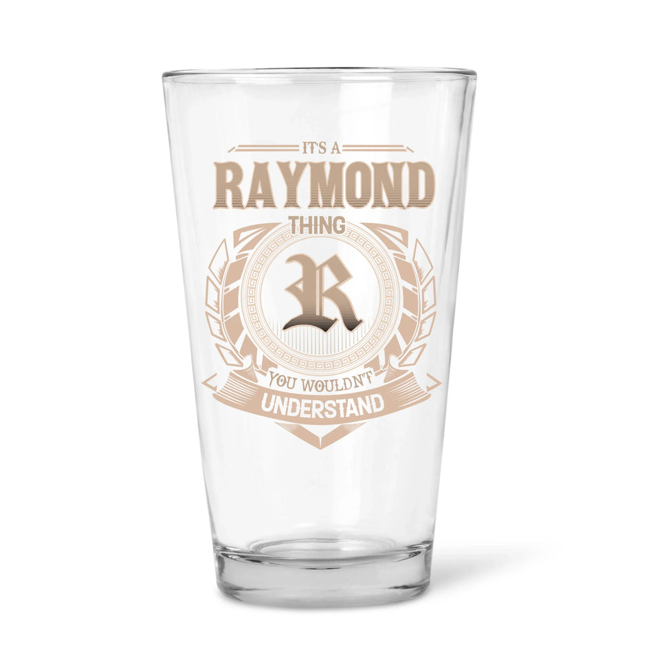 Personalized Name 16oz Glass Cup - It's A Name Thing