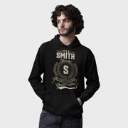 Custom Name and Initial Hoodie - It’s A Name Thing - Vintage Crest Style Front_