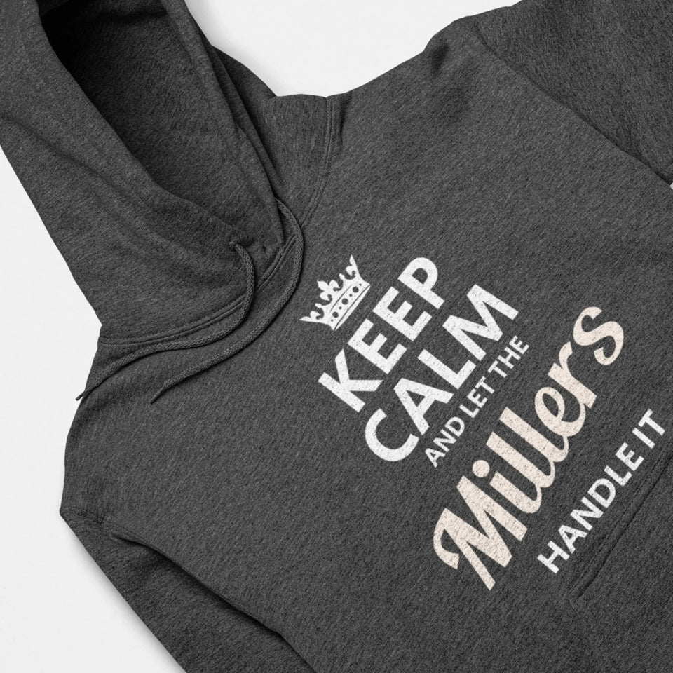 Personalized Name Hoodie - Keep Calm And Let Name Handle It
