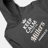 Personalized Name Hoodie - Keep Calm And Let Name Handle It