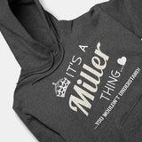 Custom Name Hoodie - It's A Family Name Thing - Front