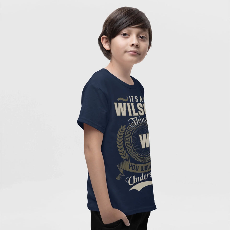 Custom Name Youth T-Shirt - It’s A Name Thing - Vintage Crest Style1