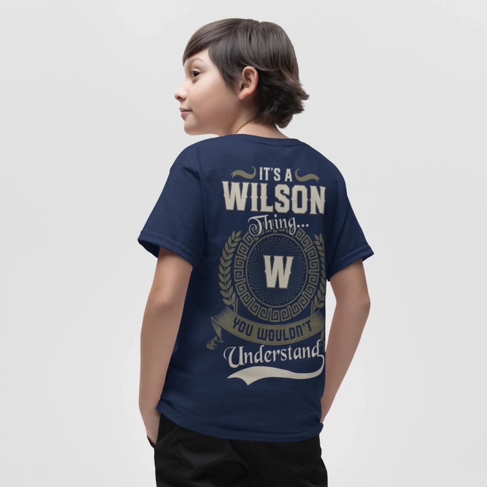 Custom Name Youth T-Shirt - It’s A Name Thing - Vintage Crest Style