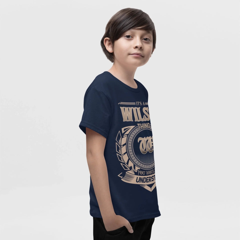 Custom Name Youth T-Shirt - It’s A Name Thing - Vintage Crest Style1
