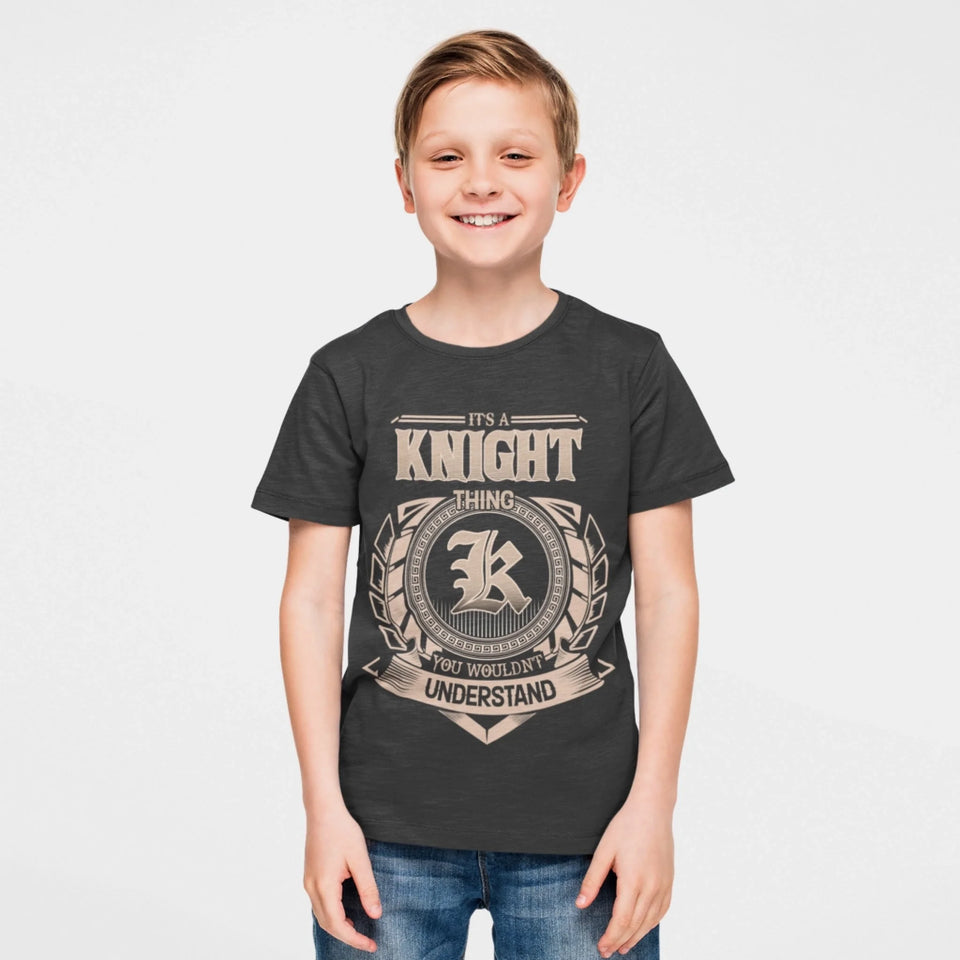 Custom Name Youth T-Shirt - It’s A Name Thing - Vintage Crest Style2