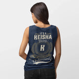 Personalized Name Unisex Jersey Tank - It's A Name Thing - Vintage Crest Style-5