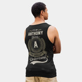 Personalized Name Unisex Jersey Tank - It's A Name Thing - Vintage Crest Style-6
