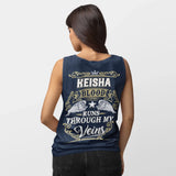 Personalized Name Jersey Tank - Runs Through My Veins-4