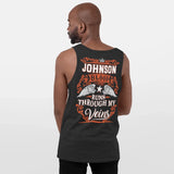 Personalized Name Jersey Tank - Runs Through My Veins1