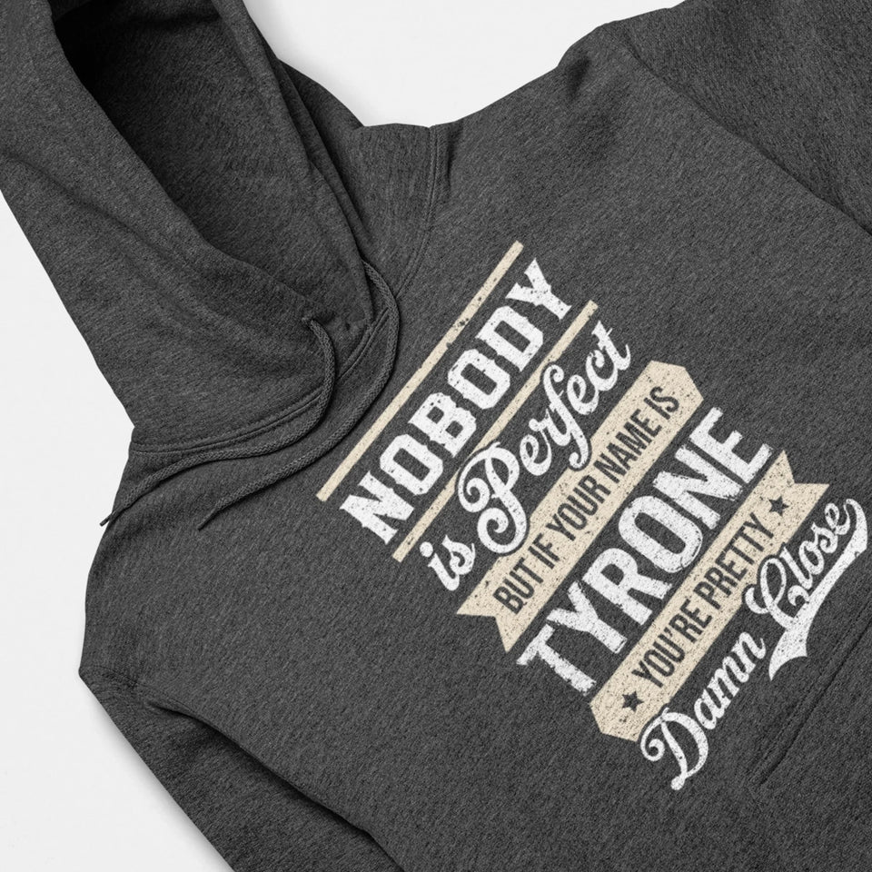 Personalized Name Hoodie - Nobody is Perfect-5