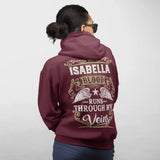 Personalized Name Hoodie - Runs Through My Veins