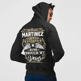 Personalized Name Hoodie - Runs Through My Veins