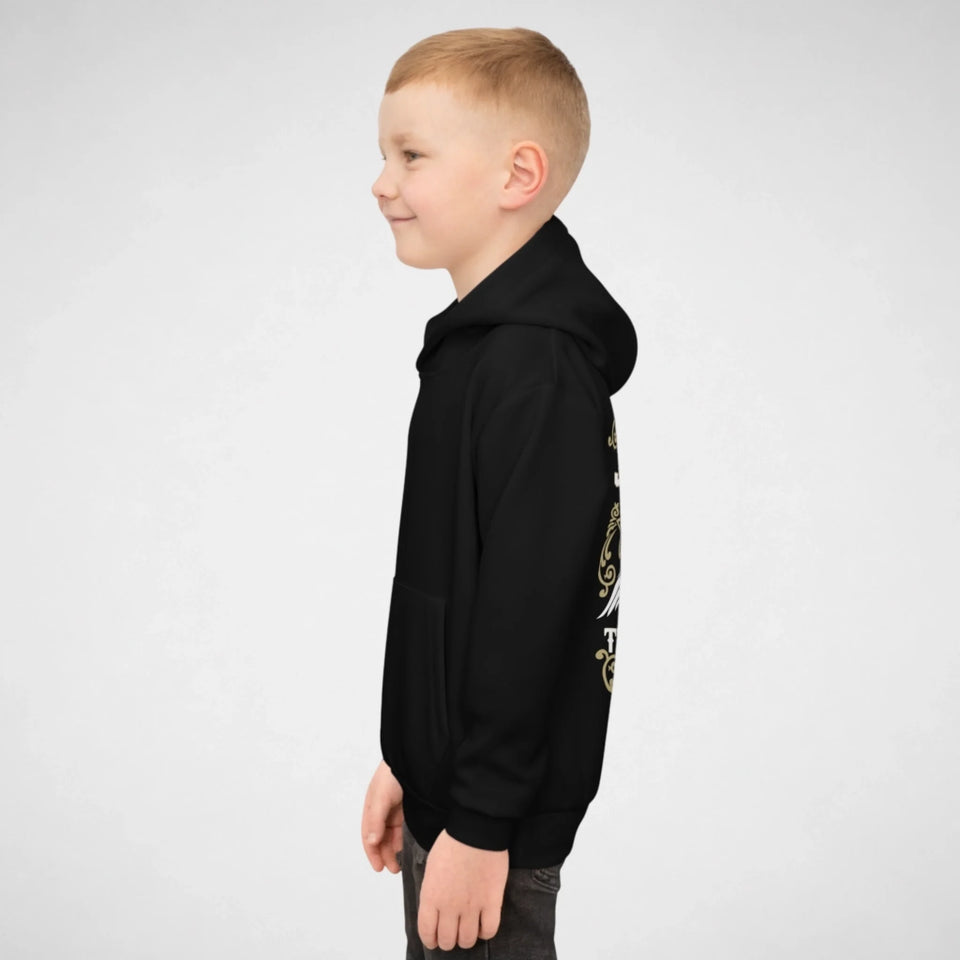 Personalized Name Youth Hoodie - Runs Through My Veins-7