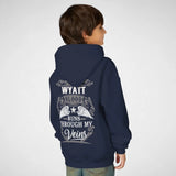 Personalized Name Youth Hoodie - Runs Through My Veins-2